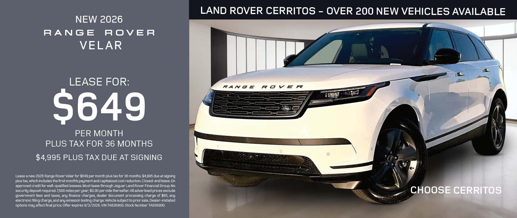 Aug RR Velar