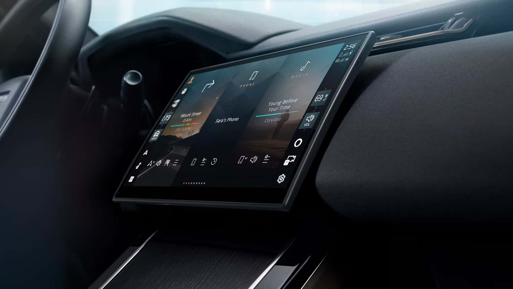 Range Rover Velar Pivi Pro Touchscreen and Dashboard Technology