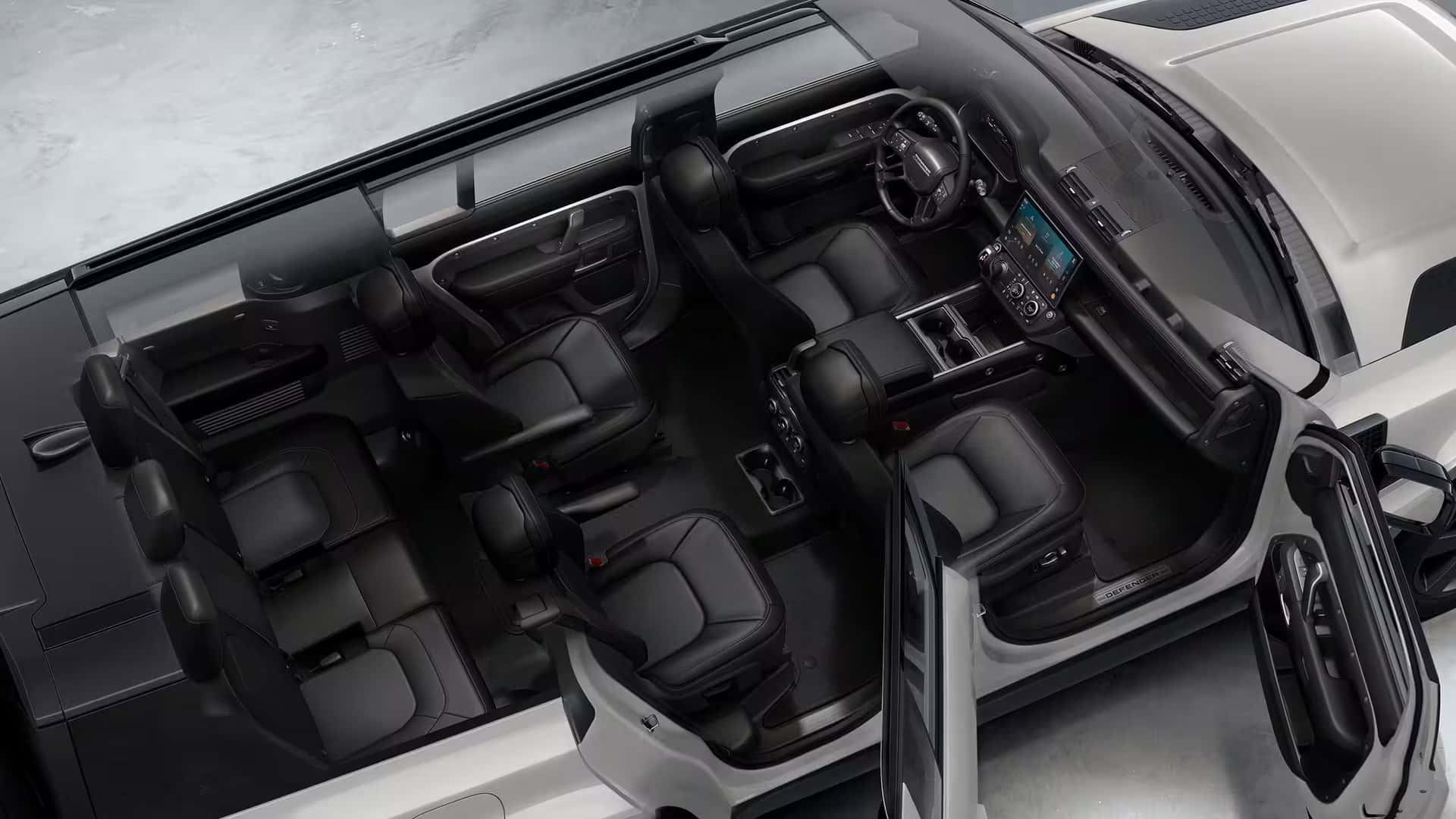 2027 Defender 130 interior comfort and cargo