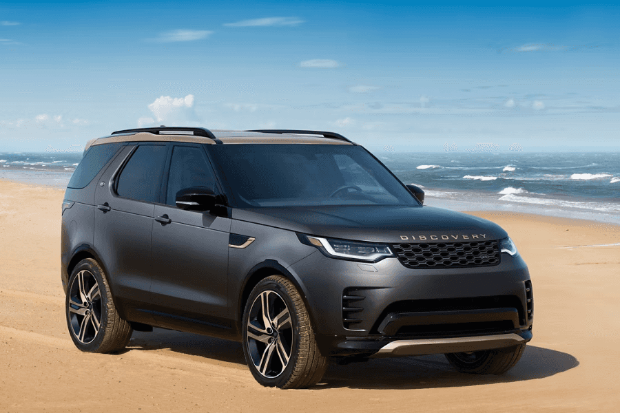 Land Rover Discovery with family gear.