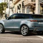 2025 Land Rover Range Rover Evoque driving in the streets
