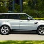 2025 Land Rover Range Rover Sport parked on the side of the street