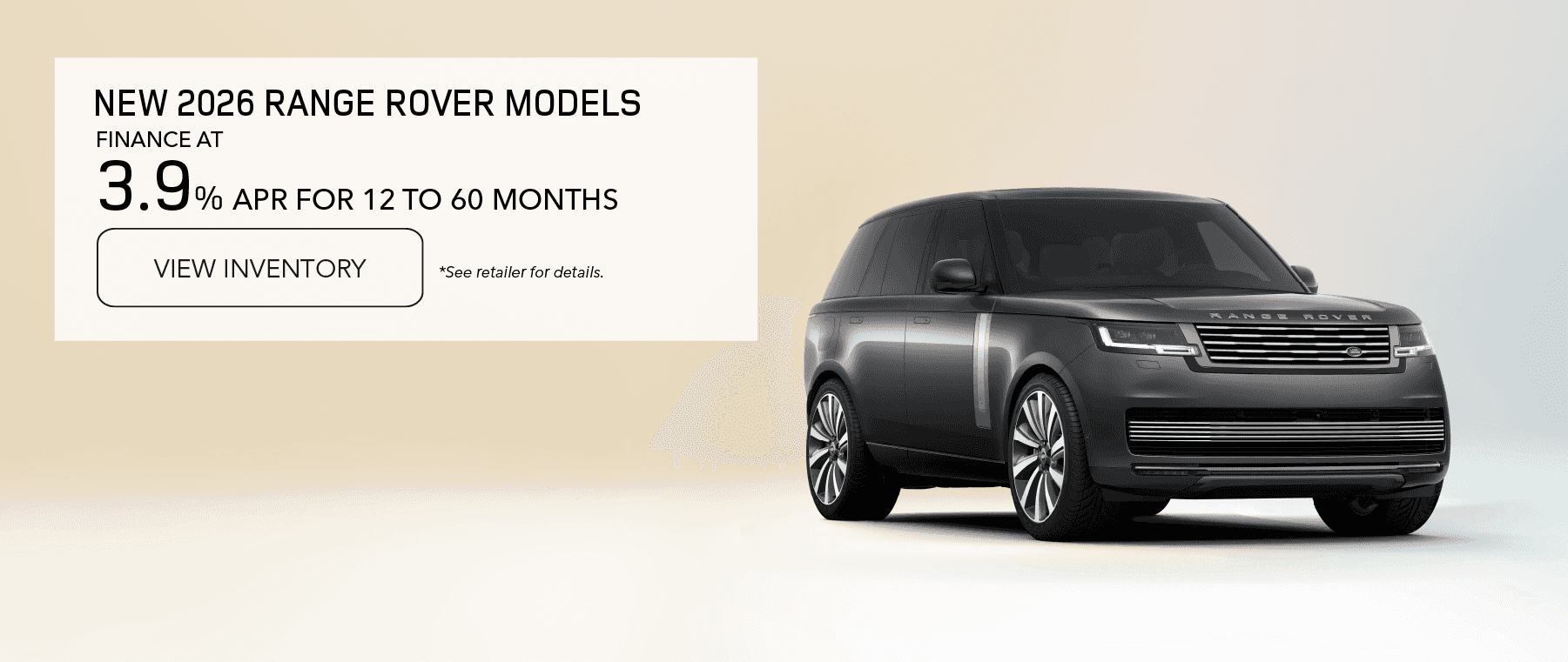 New 2026 Range Rover APR July