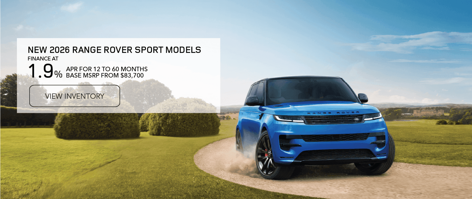 New 2026 Range Rover Sport APR July