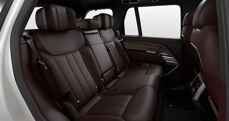 Range Rover Ebony perforated Semi-Aniline leather
