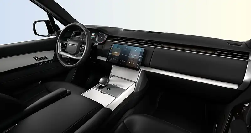 Range Rover Satin White ceramic finisher with embossed mosaic