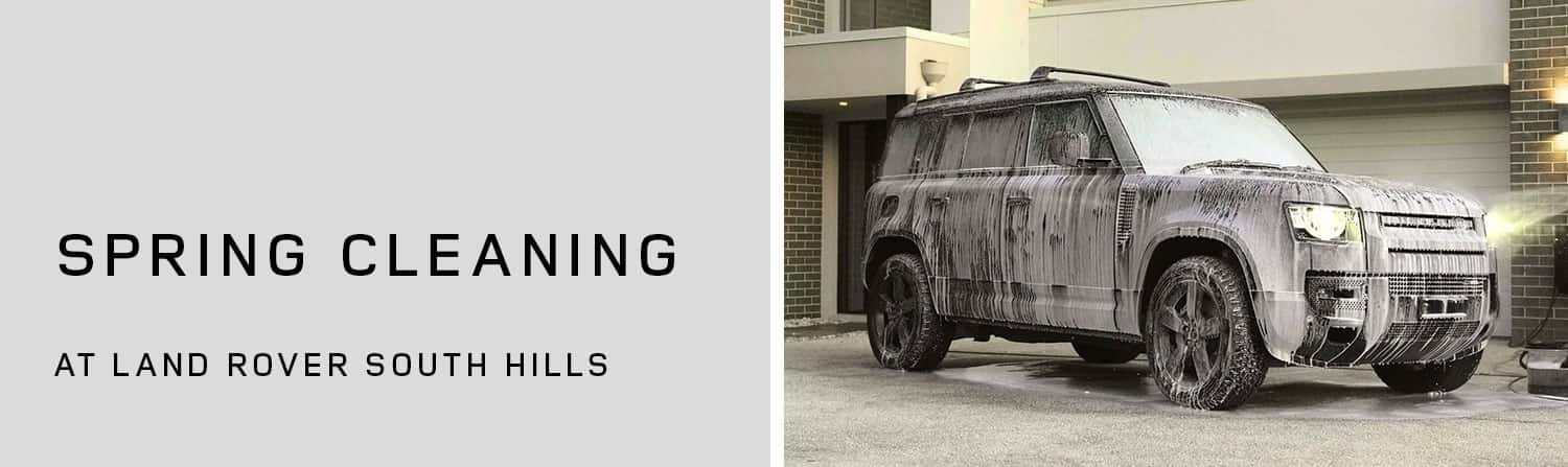 Spring Cleaning at Land Rover South Hills
