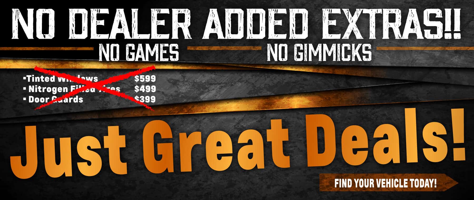No Dealer Added Extras!!