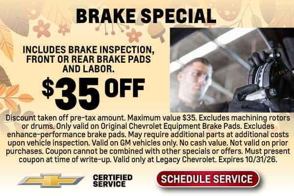 $35 Off Brake Special