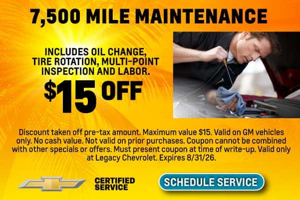 7,500 Mile Maintenance
