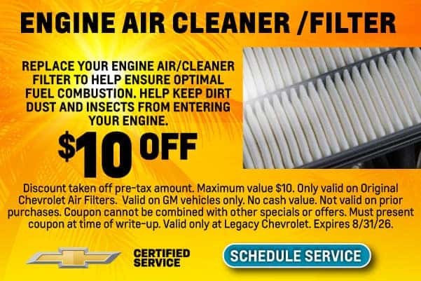 $10 Engine Air Filter