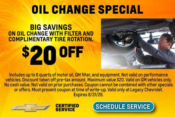 $20 Off Oil Change Special