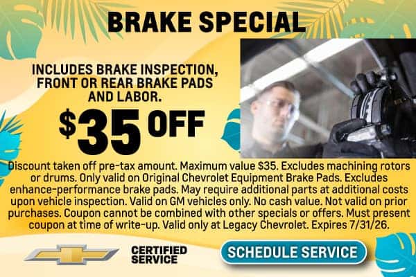 $35 Off Brake Special