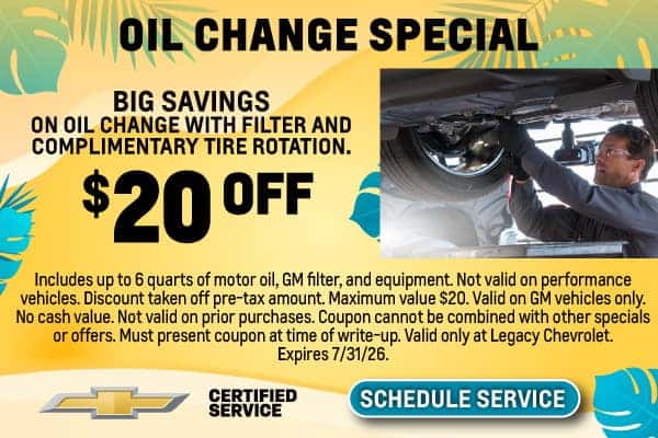 $20 Off Oil Change Special