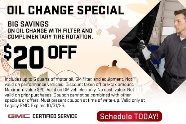 $20 Off Oil Change Special