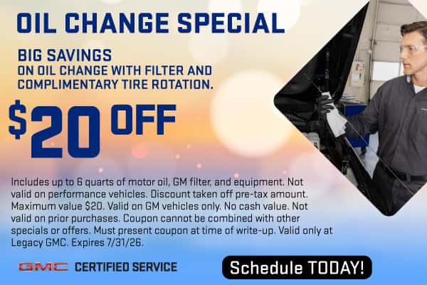 $20 Off Oil Change Special