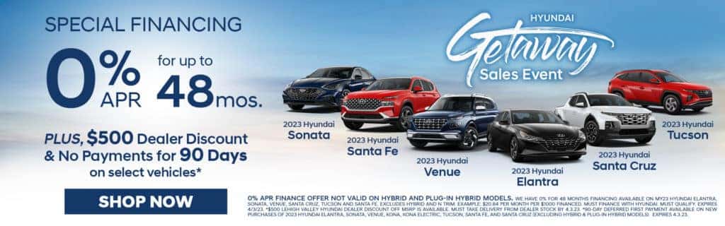 Monthly Vehicle Specials | Lehigh Valley Hyundai