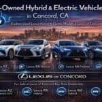 Pre-owned and Used Lexus hybrid and electric vehicles including ES 300h, NX Hybrid, RX Hybrid and Lexus RZ at Lexus of Concord dealership in Concord CA