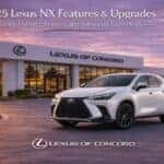 2025 Lexus NX luxury SUV parked outside Lexus of Concord dealership