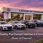 Quality pre-owned vehicles for sale at Lexus of Concord in the San Francisco Bay Area