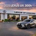 2025 Lexus SUV lineup including UX NX RX and TX at Lexus dealership