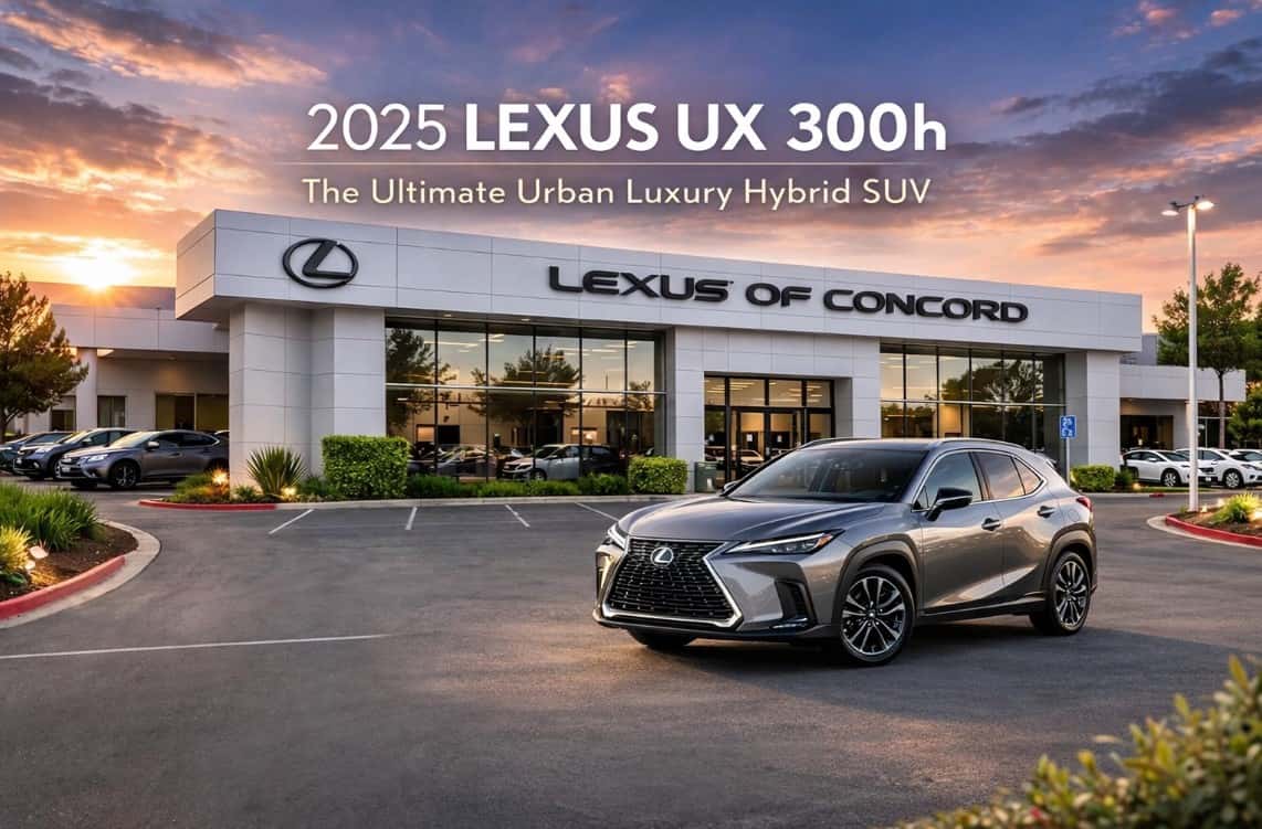2025 Lexus SUV lineup including UX NX RX and TX at Lexus dealership