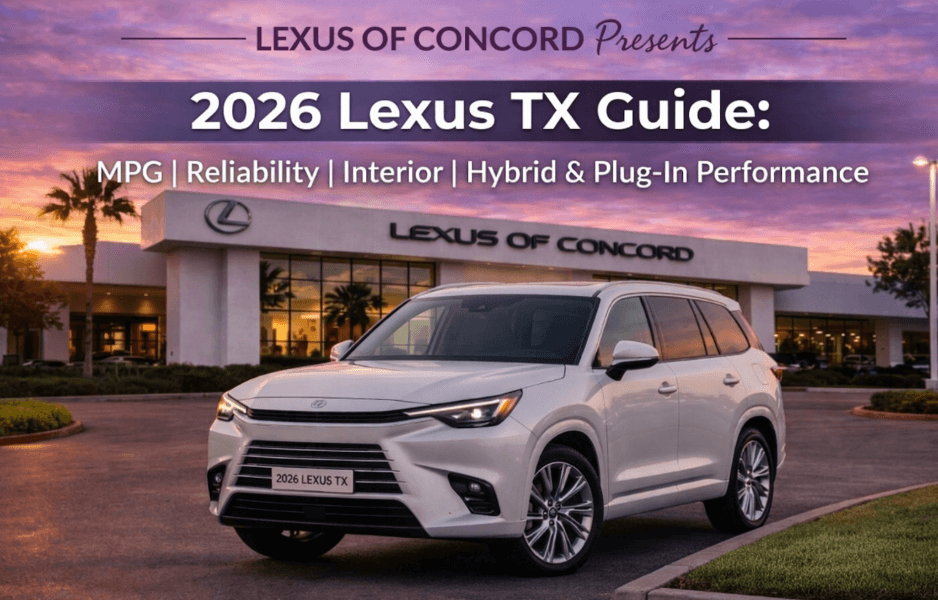 2026 Lexus TX Hybrid vs Gas Models | TX 350 vs TX 500h+ vs TX 550h+