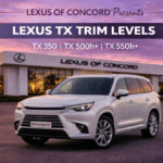 Lexus TX Trim Levels - TX 350, TX500h+ TTX 550h+