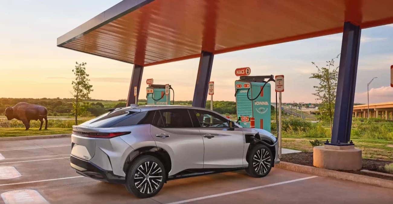 Lexus IONNA charging network with Lexus RZ 