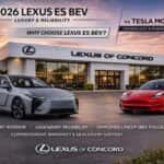2026 Lexus ES BEV & Hybrid vs Tesla Model 3