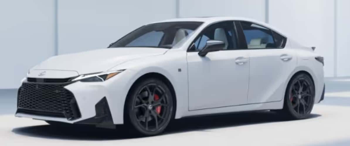2026 Lexus IS sport luxury sedan parked at Lexus of Concord in Concord CA