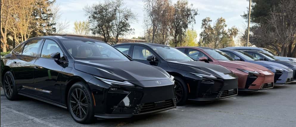 2026 Lexus ES luxury sedan exterior redesign revealed during Lexus launch training near Concord California