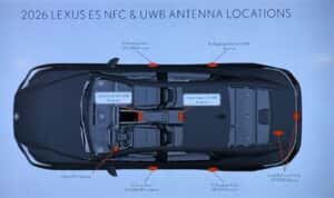 2026 Lexus ES Digital Key Technology