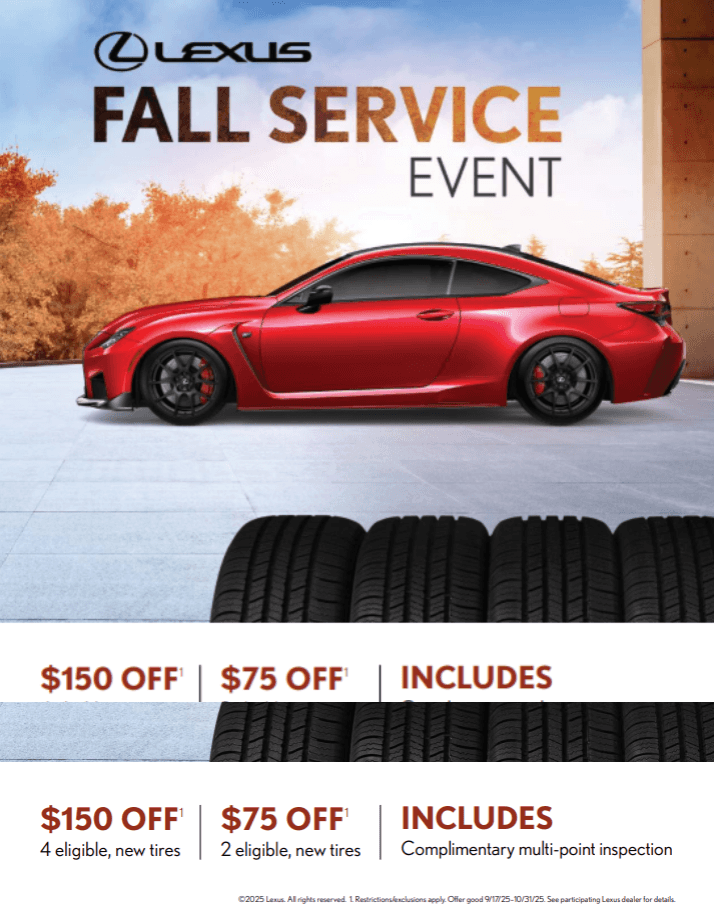 Lexus of Concord Fall Service Event - Berkeley, San Francisco, Oakland, San Rafael, Pleasanton, Napa