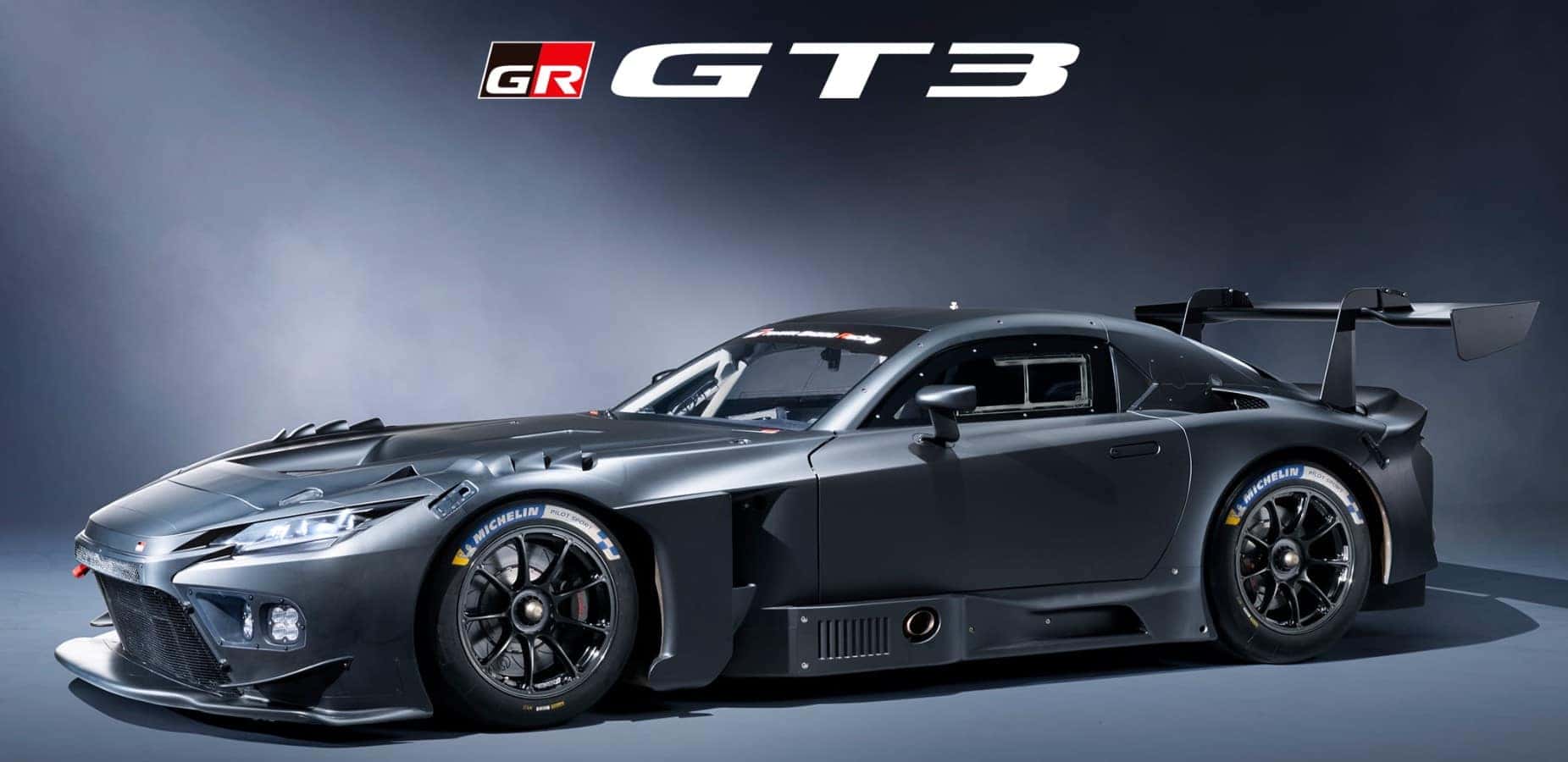 Toyota GR GT3 race car prototype representing motorsport engineering behind the next generation Lexus supercar
