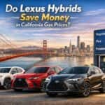 High gas prices in California highlighting benefits of Lexus hybrid fuel efficiency
