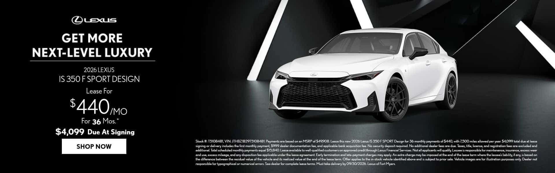 IS 350 F SPORT Design