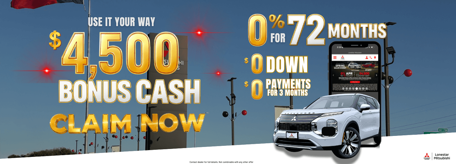 4500 Bonus Cash