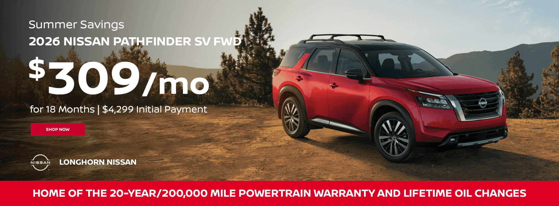 2026 Nissan Pathfinder SV FWD