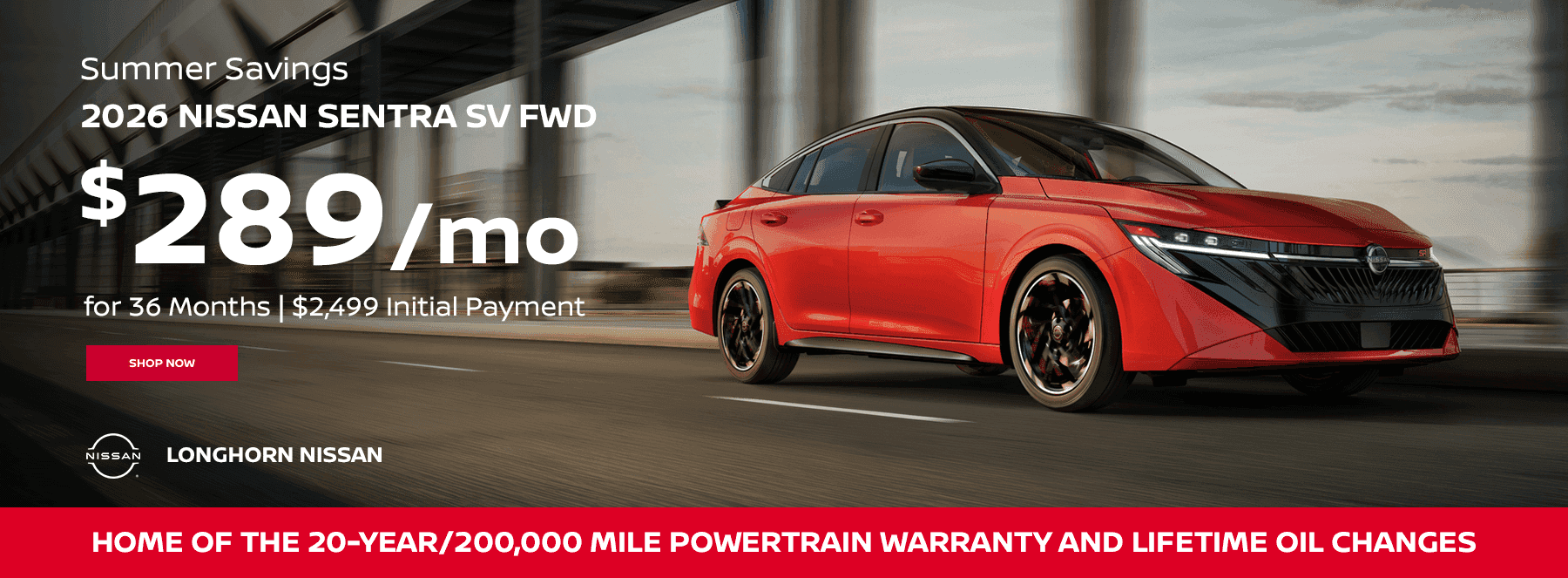 2026 Nissan Sentra SV FWD