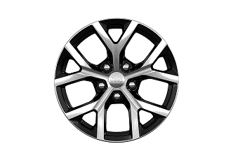 18-Inch Polished with High-Gloss Black Pockets