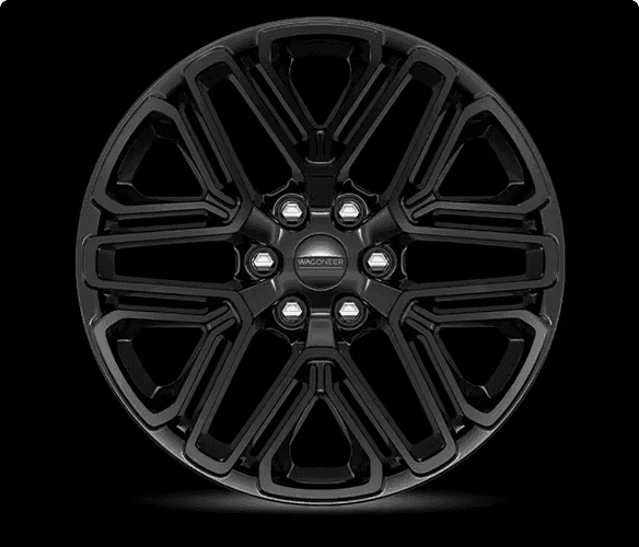 22-Inch Painted Gloss-Black Wheels