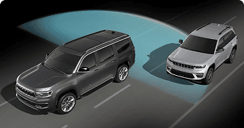 Blind Spot Monitoring* with Rear Cross Path Detection*