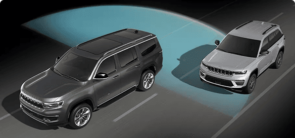 Blind Spot Monitoring* with Rear Cross Path Detection*