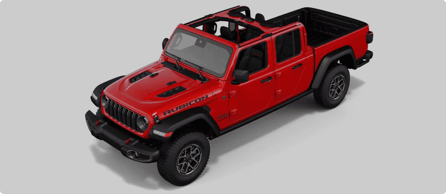 TOP OFF, DOORS OFF, GLASS FOLDED DOWN