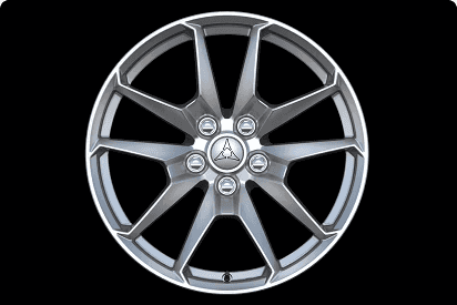 20-Inch Machined Aluminum Wheels with Black Noise Pockets