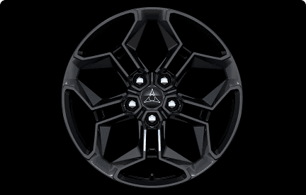 20-Inch Machined Aluminum Wheels with Black Noise Pockets