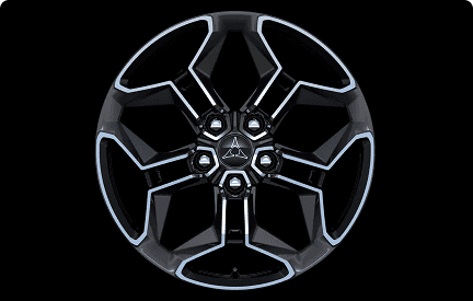 20-Inch Gloss-Black Painted Aluminum Wheels