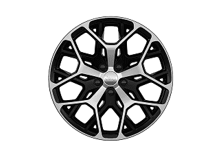 21-Inch Machined Face with High-Gloss Black Painted Pockets