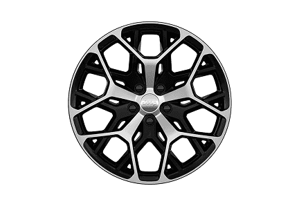 21-Inch Machined Face with High-Gloss Black Painted Pockets